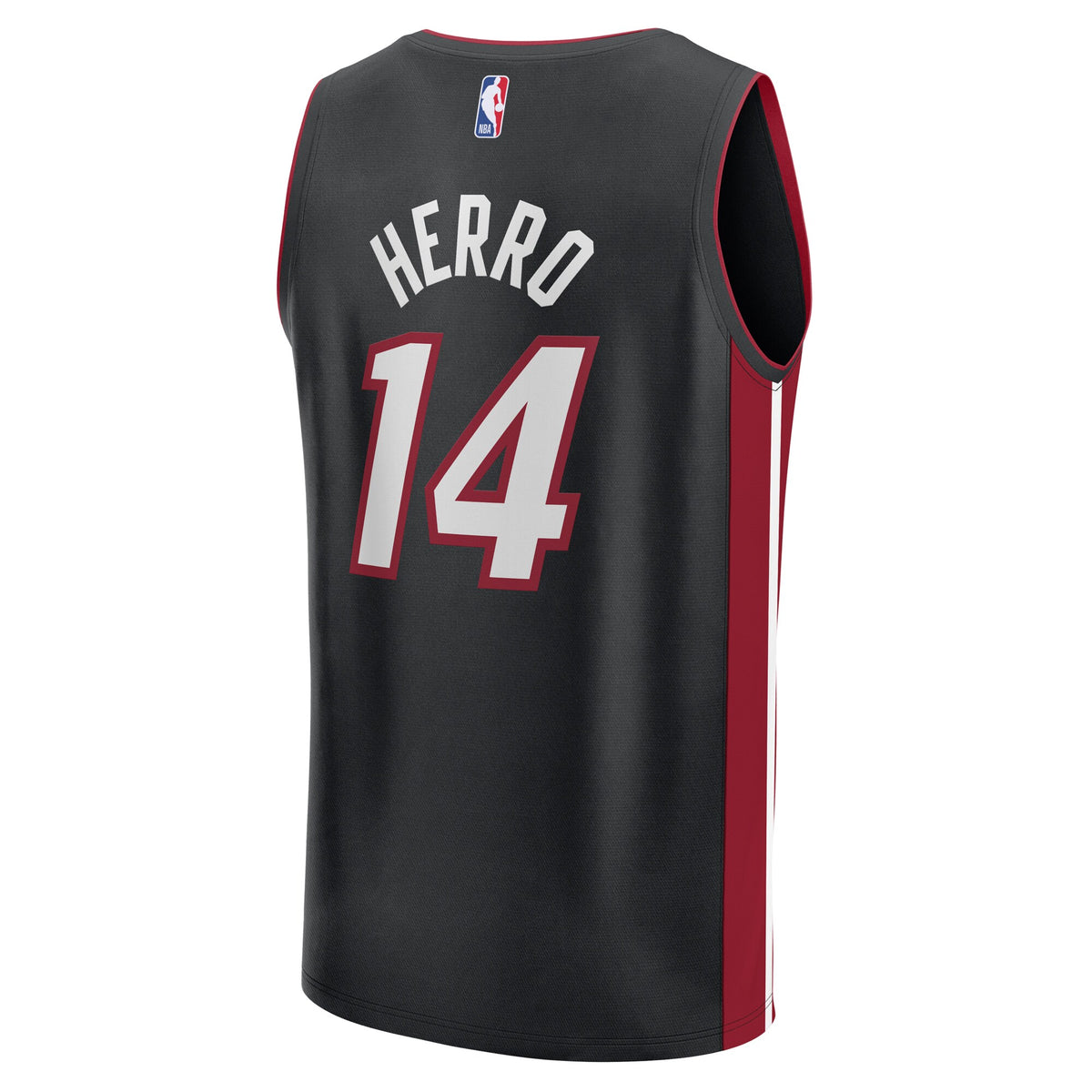 Men's Miami Heat Tyler Herro Fanatics Black Fast Break Replica Player Jersey - Icon Edition
