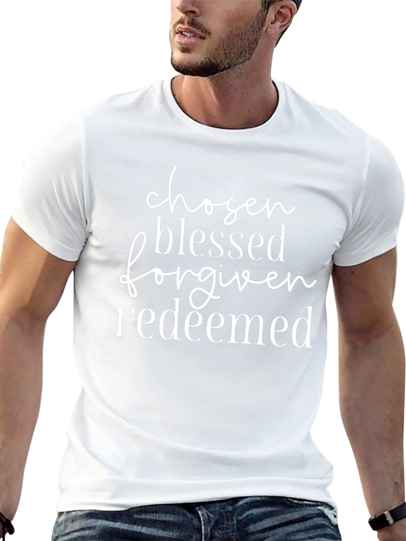 Chosen Blessed Redeemed Graphic Tee