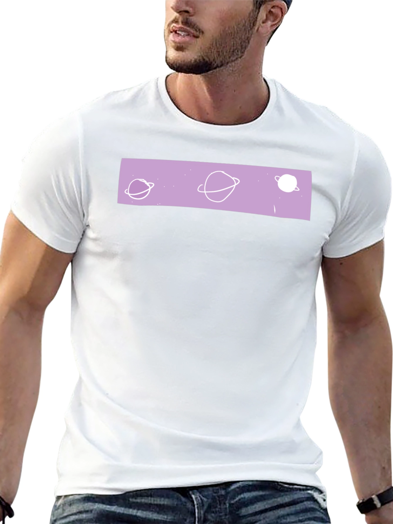 Cosmic Planet T-Shirt - Black