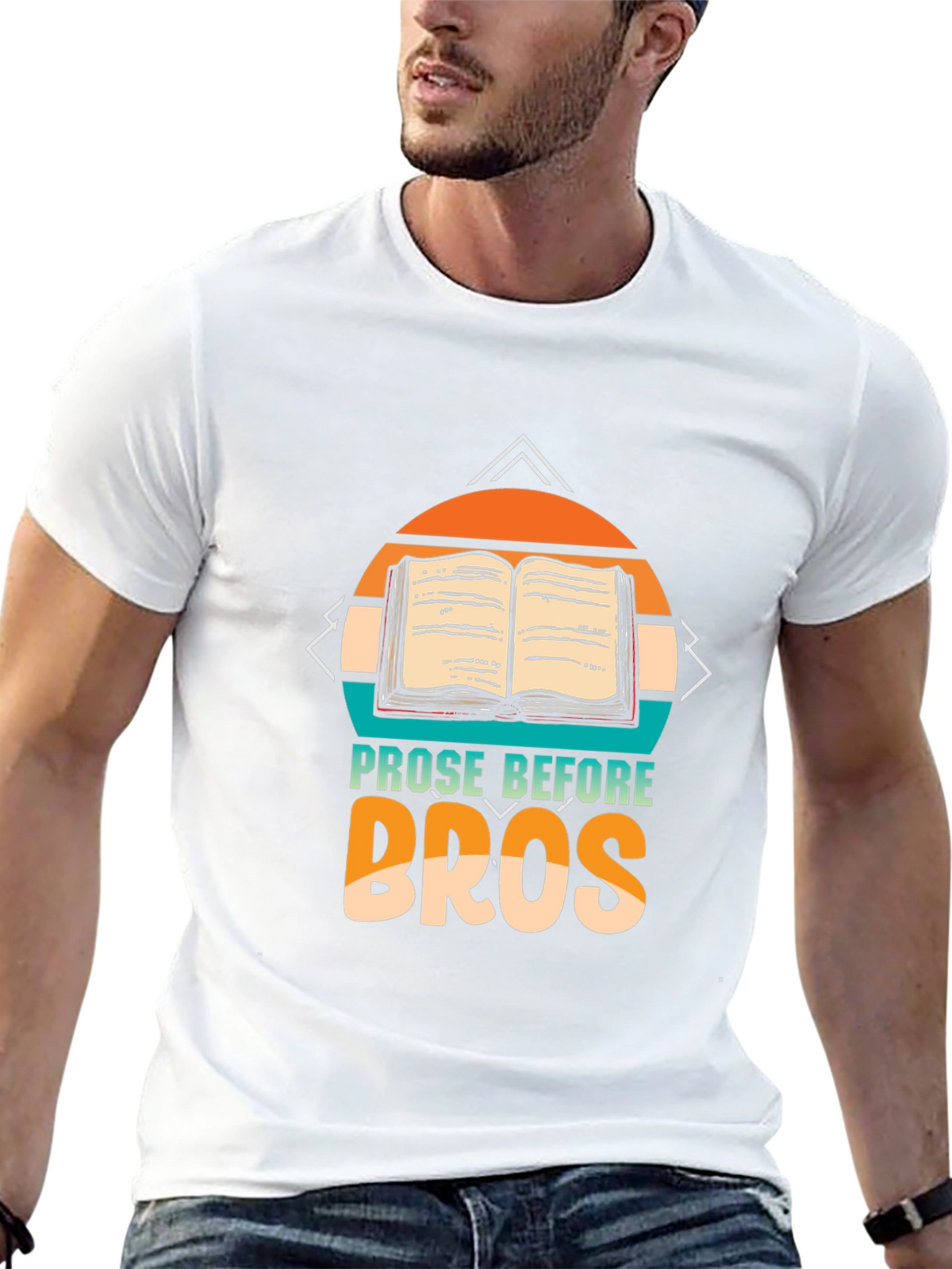 Prose Before Bros Black Graphic Tee