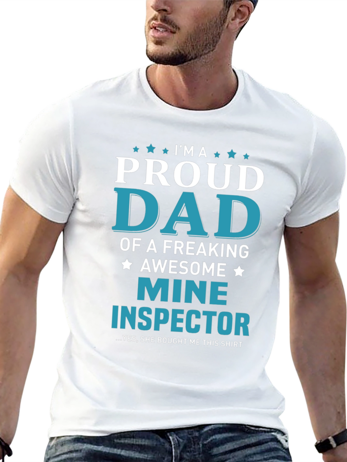 Proud Dad of a Mine Inspector T-Shirt