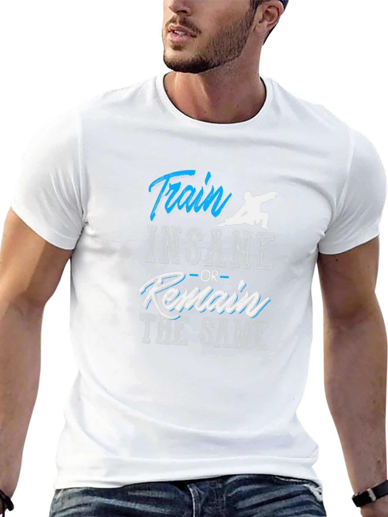 Train Insane T-Shirt - Motivational Gym Workout Tee