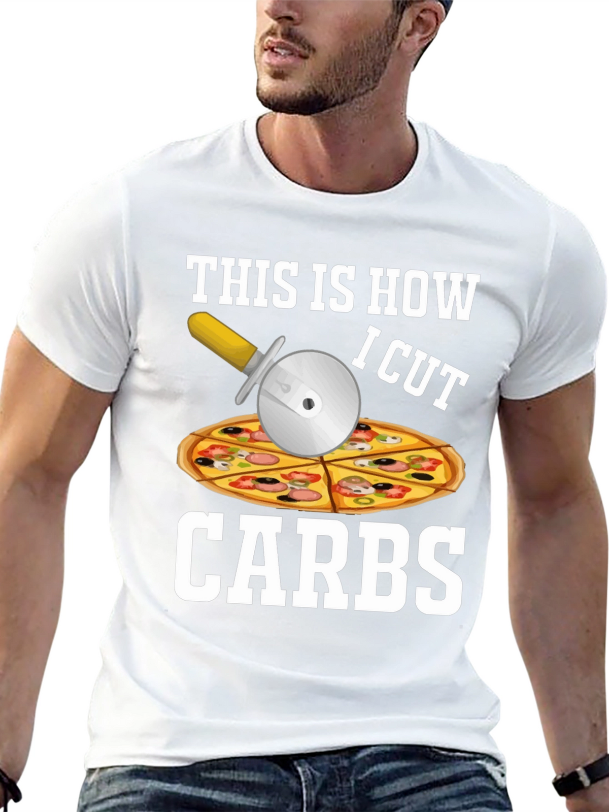 This is How I Cut Carbs Pizza Cutter T-Shirt