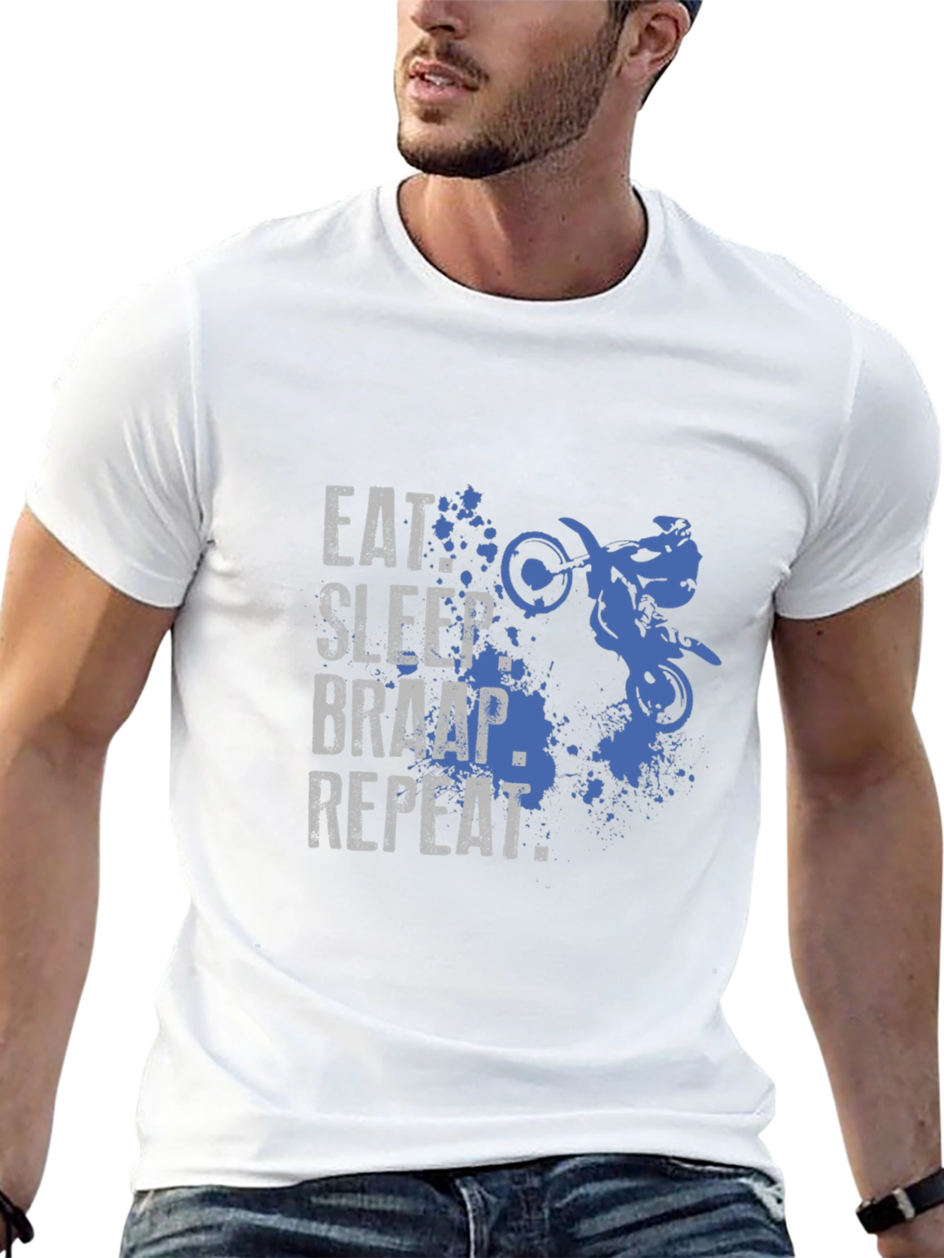 Eat Sleep Braap Repeat T-Shirt