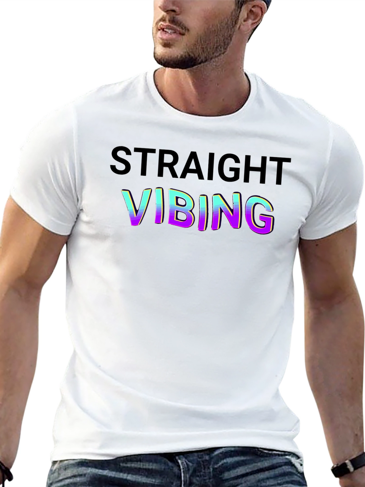 Straight Vibing Graphic Tee