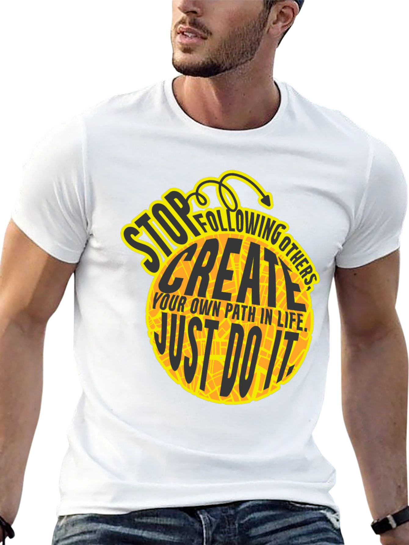 Motivational Graphic T-Shirt - Create Your Path