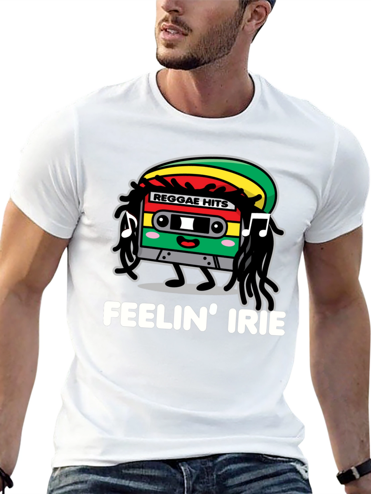 Feelin Irie Reggae Cassette T-Shirt
