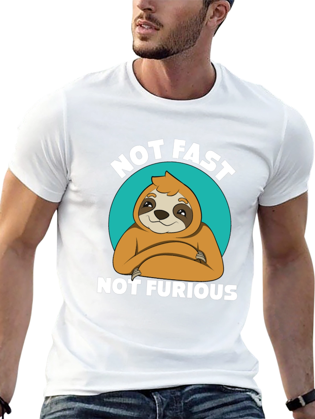 Not Fast Not Furious Sloth T-Shirt