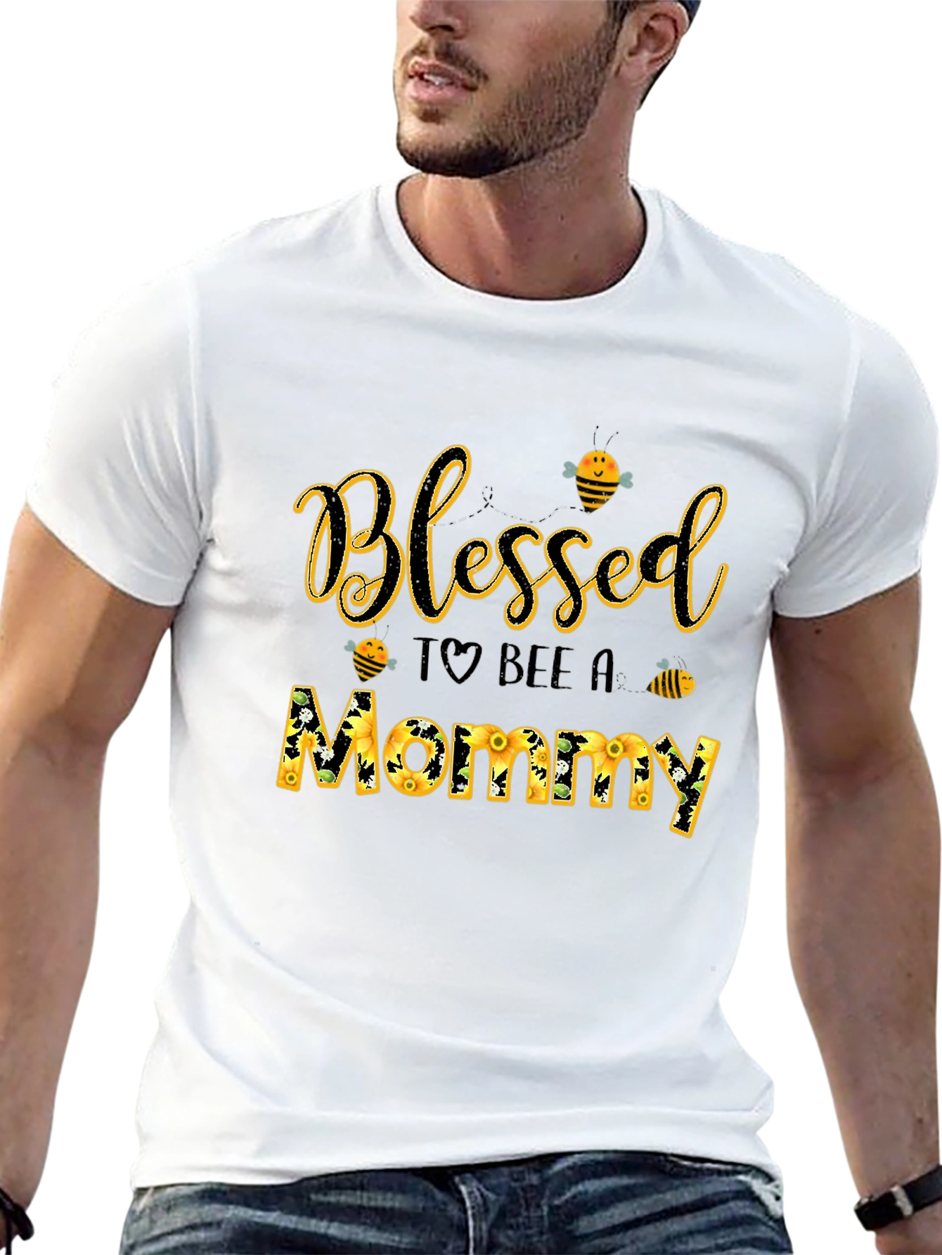 Blessed To Bee A Mommy Graphic Tee