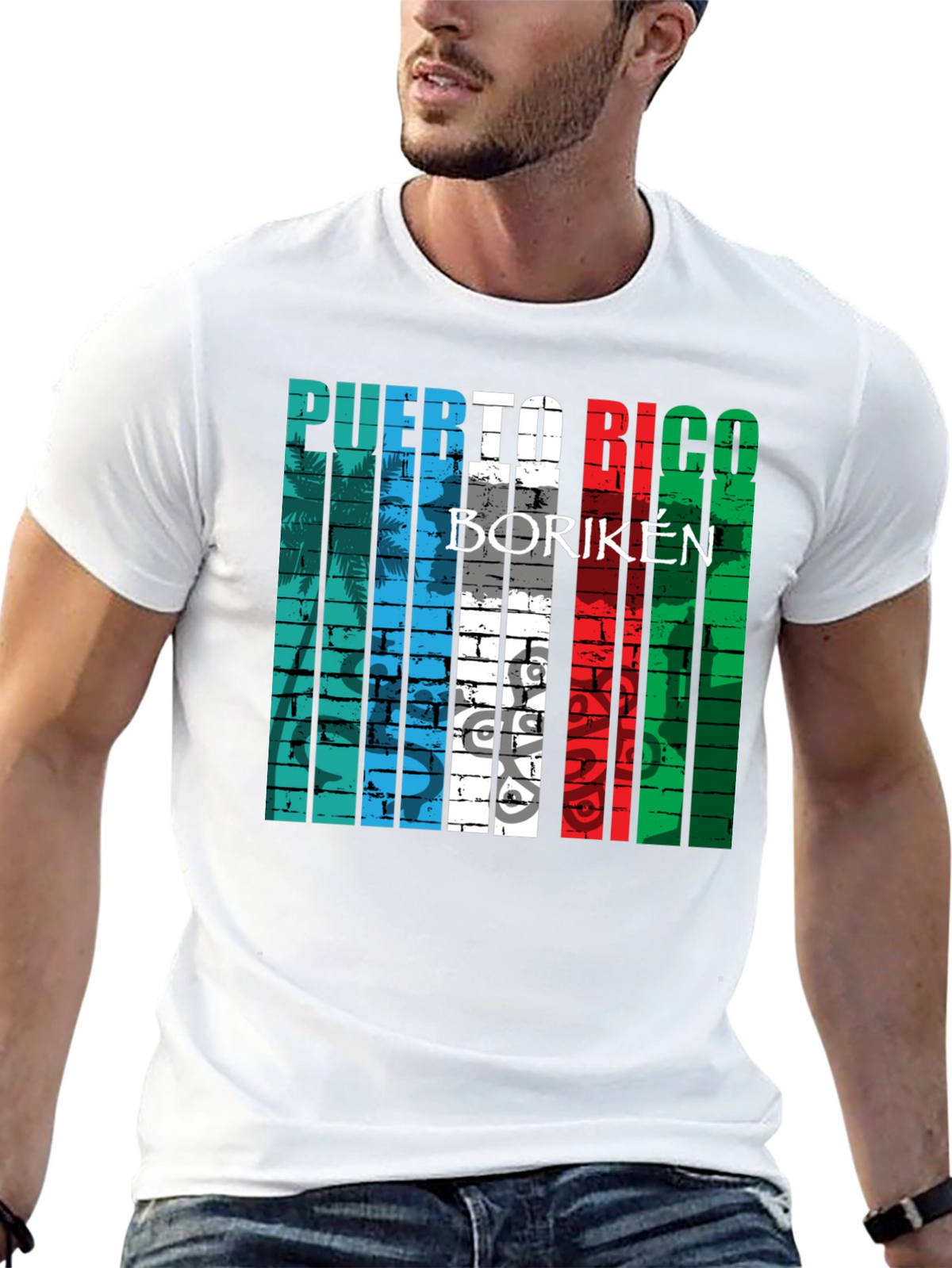 Puerto Rico Boriken Graphic T-Shirt