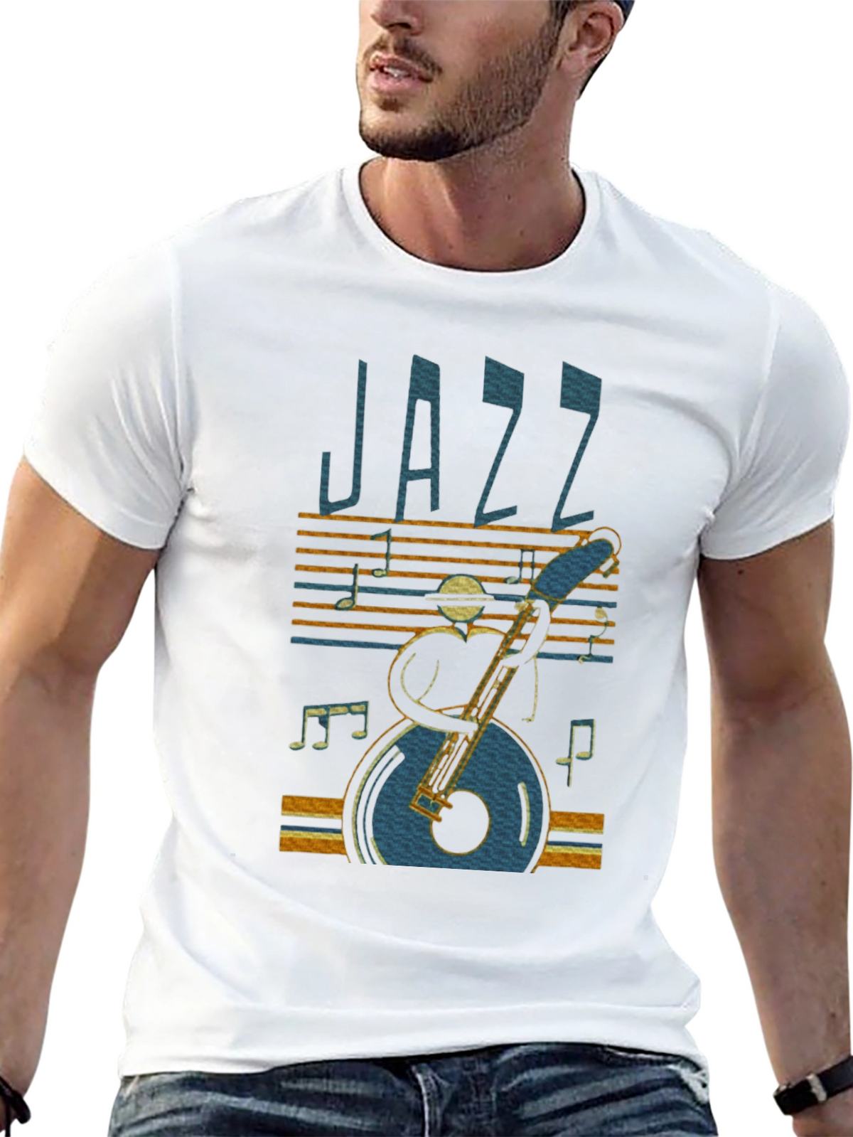 Jazz Music Graphic T-Shirt