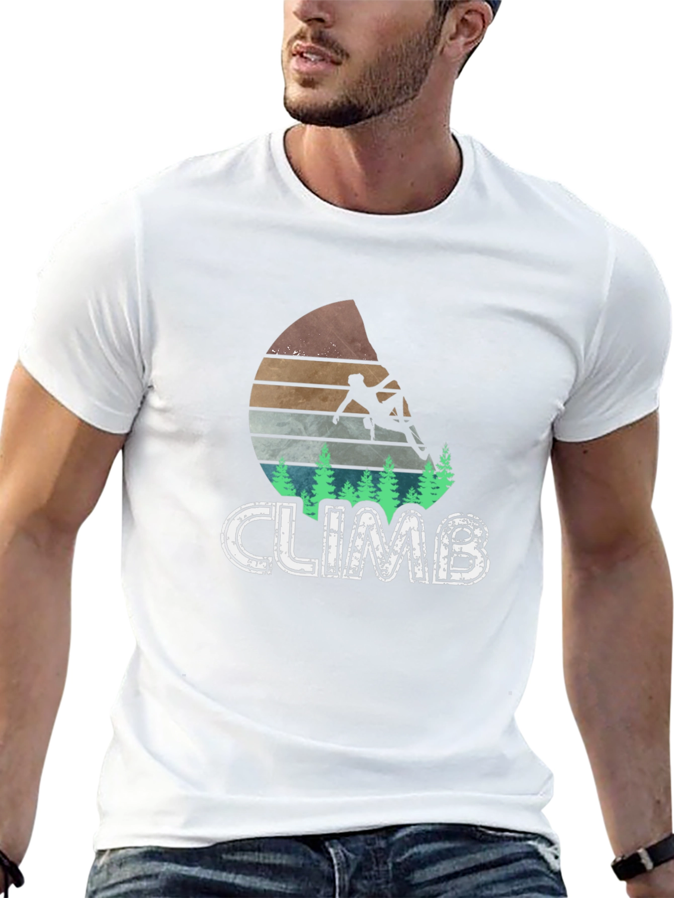 Climb T-Shirt Rock Climbing Adventure Tee