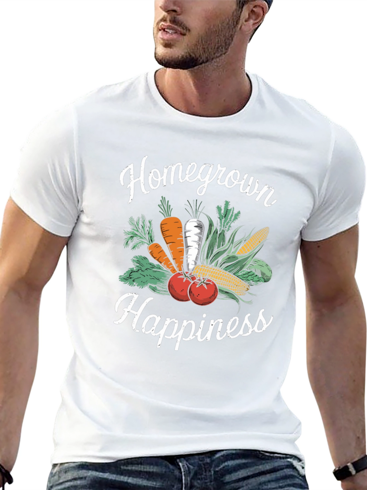 Homegrown Happiness Black T-Shirt