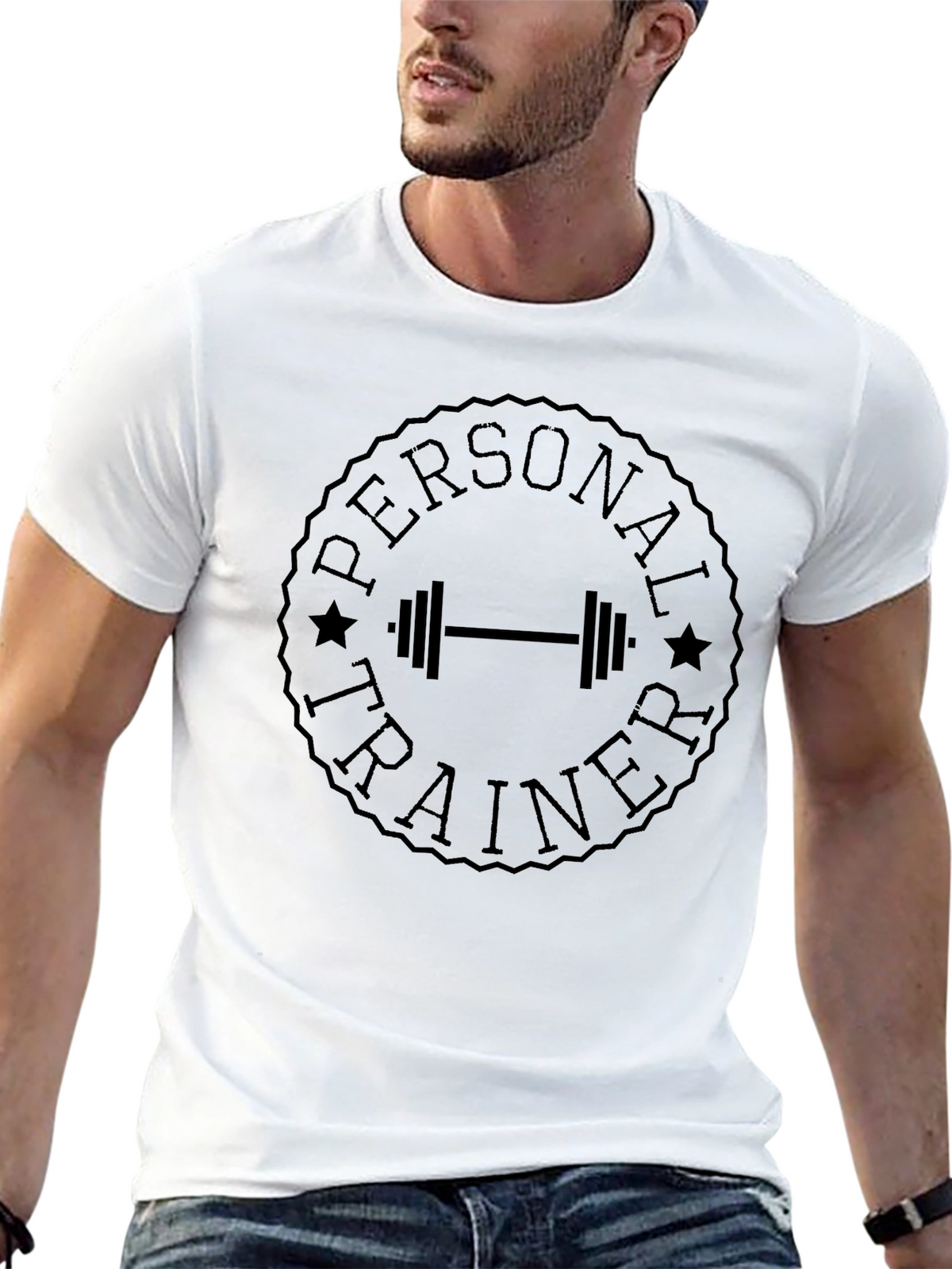 Personal Trainer Black Graphic Tee