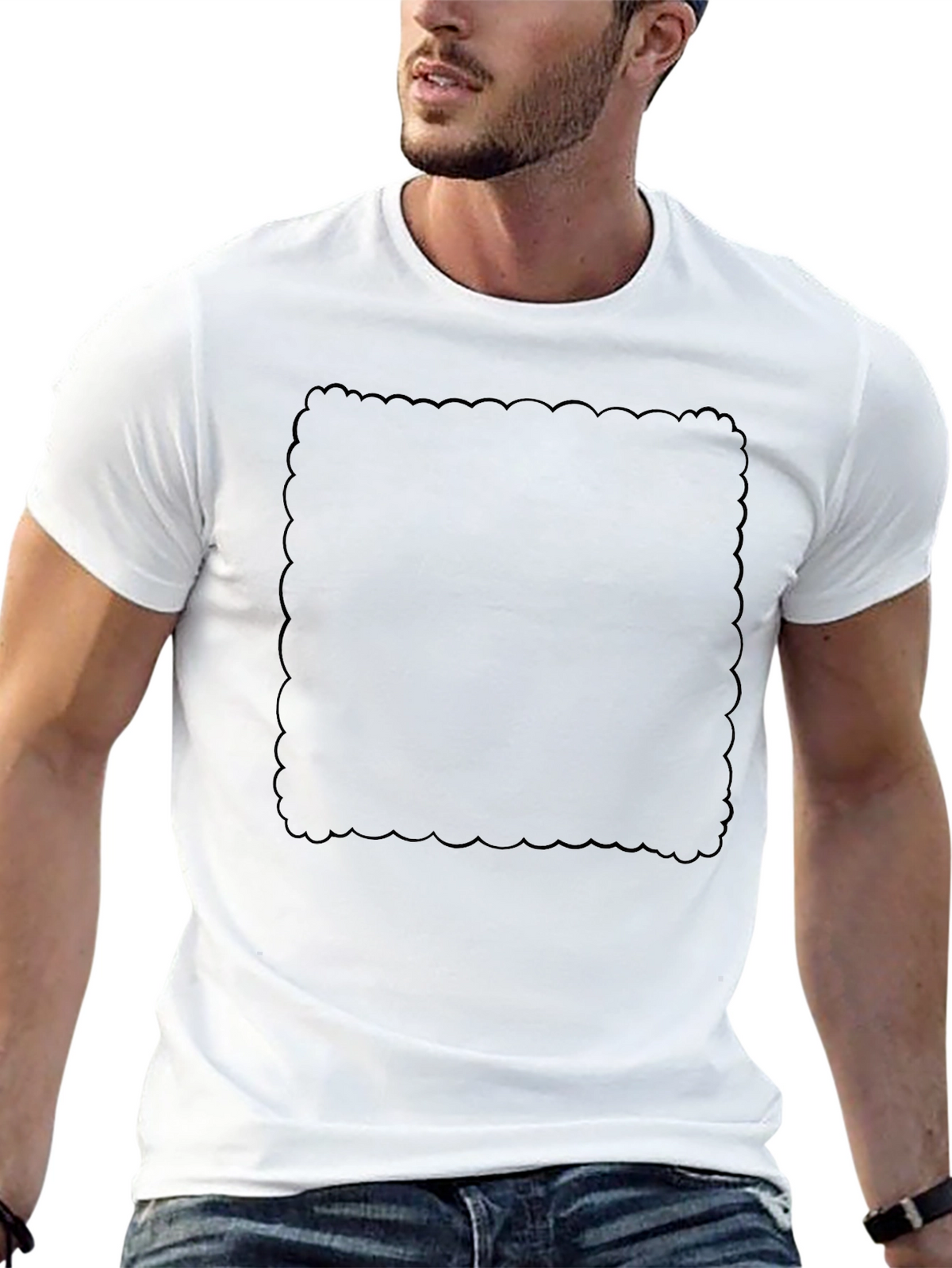 Classic Black Crew Neck Tee