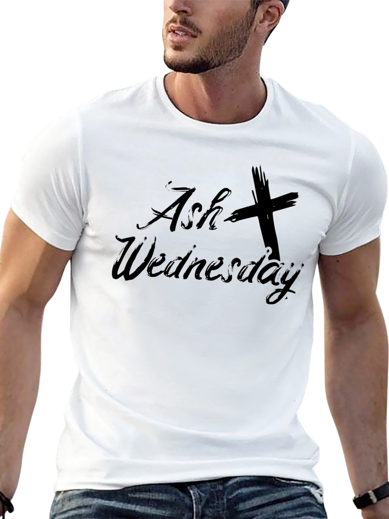 Ash Wednesday Graphic T-Shirt - Black