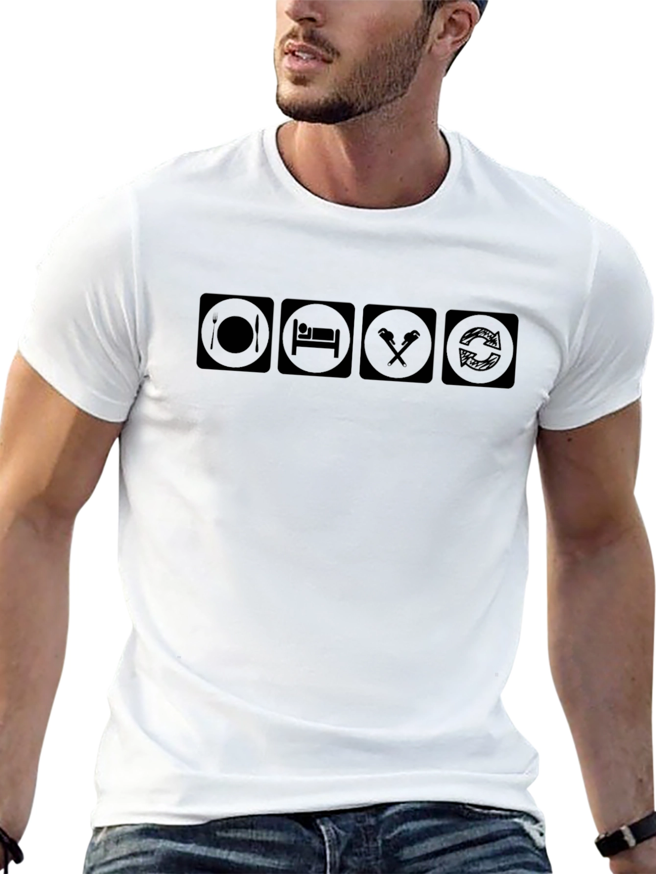 Eat Sleep Climb Repeat Graphic Tee