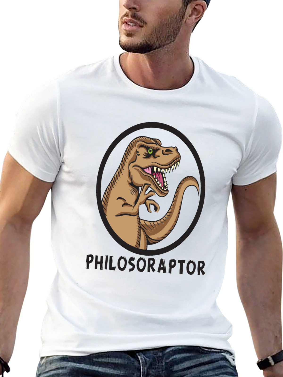 Philosoraptor T-Shirt - Funny Dinosaur Graphic Tee