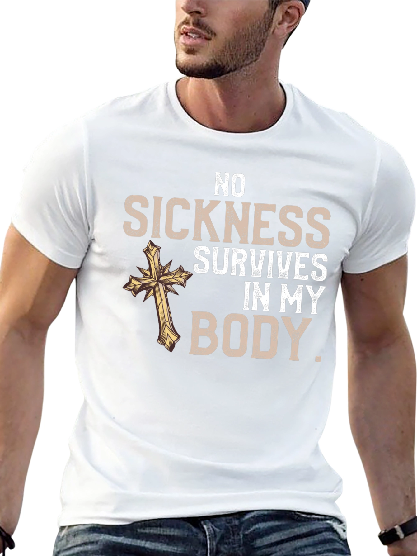 No Sickness Survives Christian T-Shirt