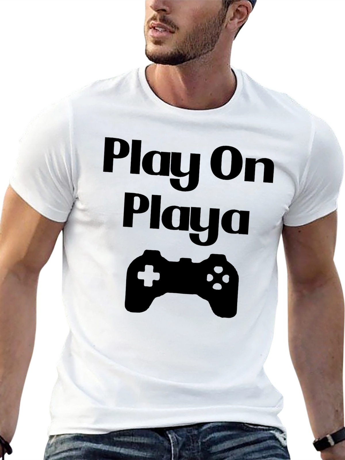 Play On Playa Black T-Shirt - Gamer Style