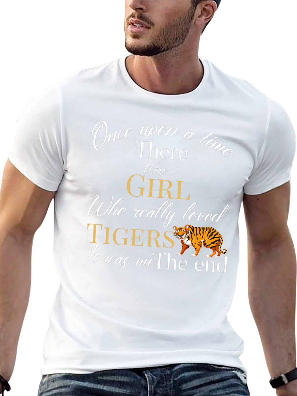 Girl Who Loves Tigers T-Shirt