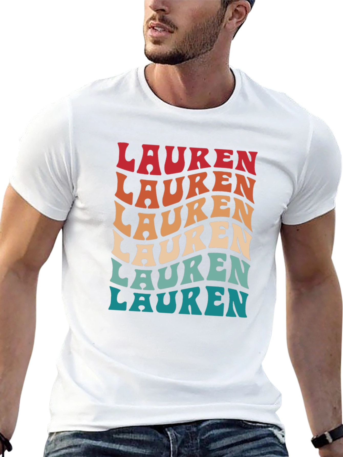 Retro Lauren Personalized T-Shirt
