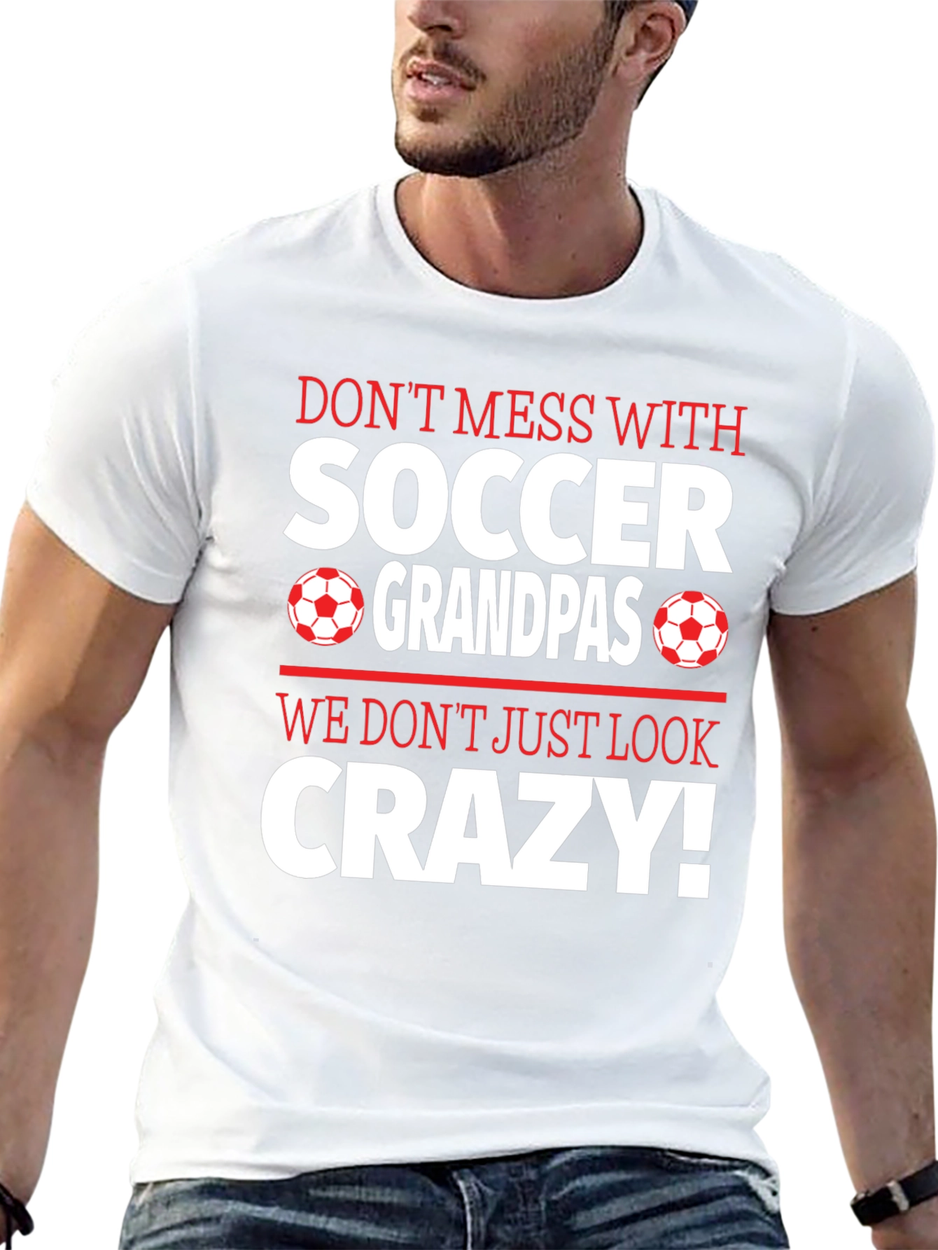 Soccer Grandpas Crazy T-Shirt