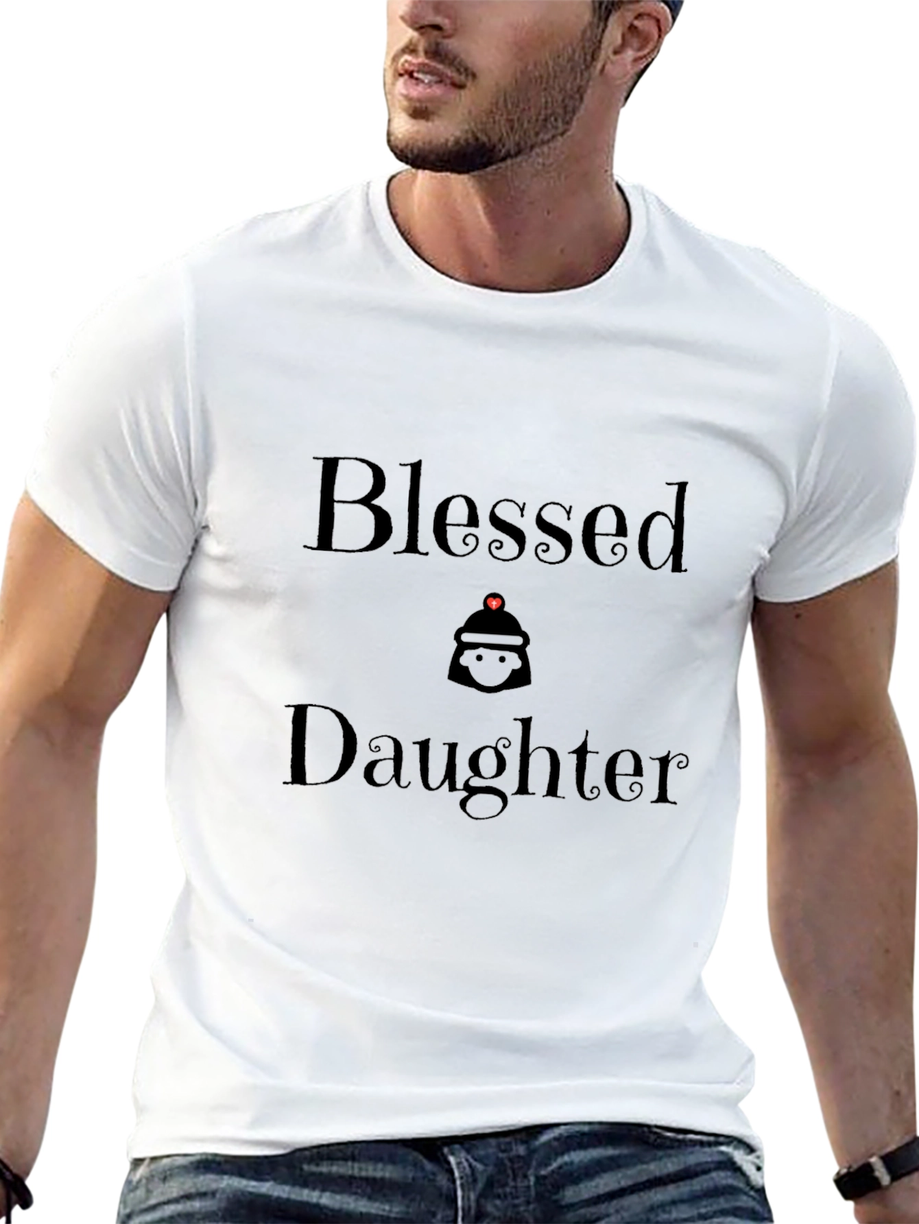 Blessed Daughter Black T-Shirt