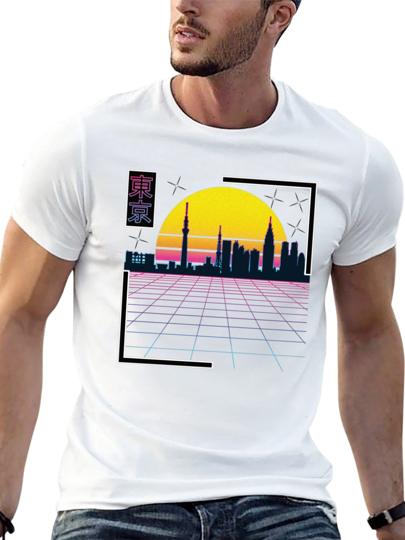 Retro Tokyo Sunset T-Shirt