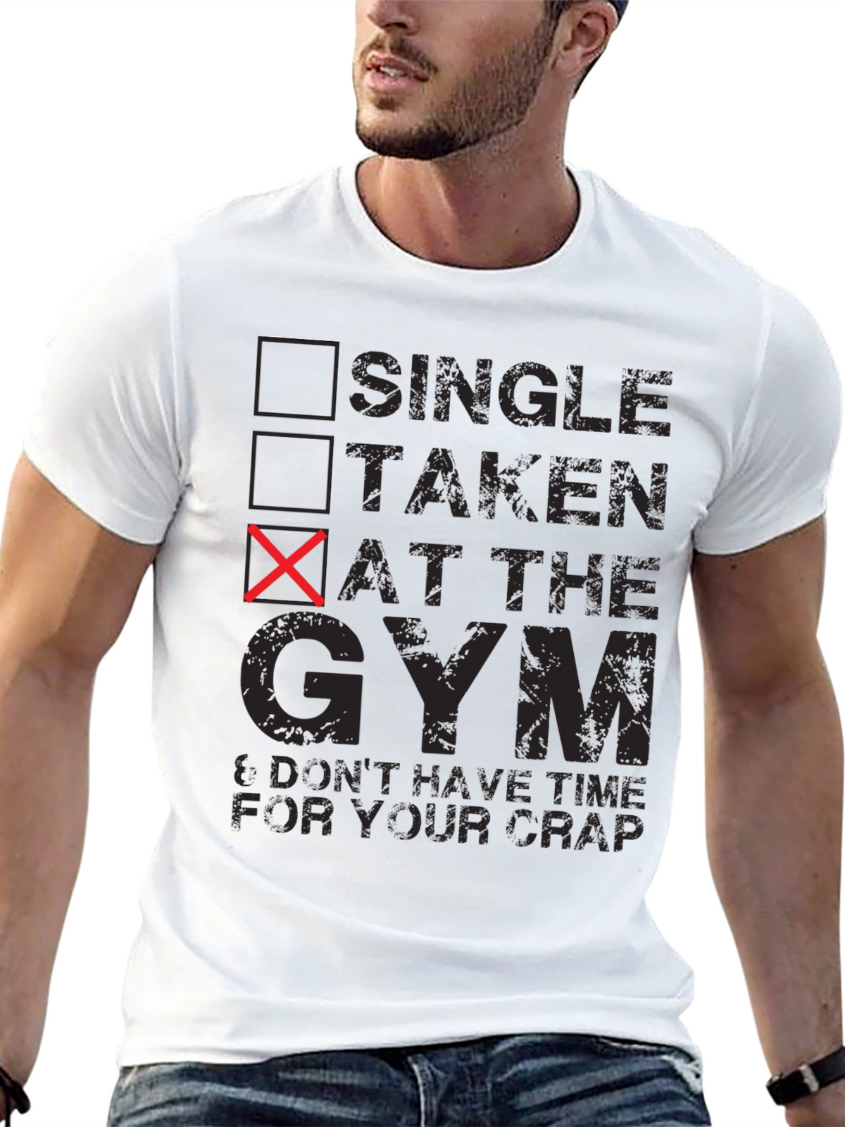 Gym Rat T-Shirt - Single Taken At The Gym
