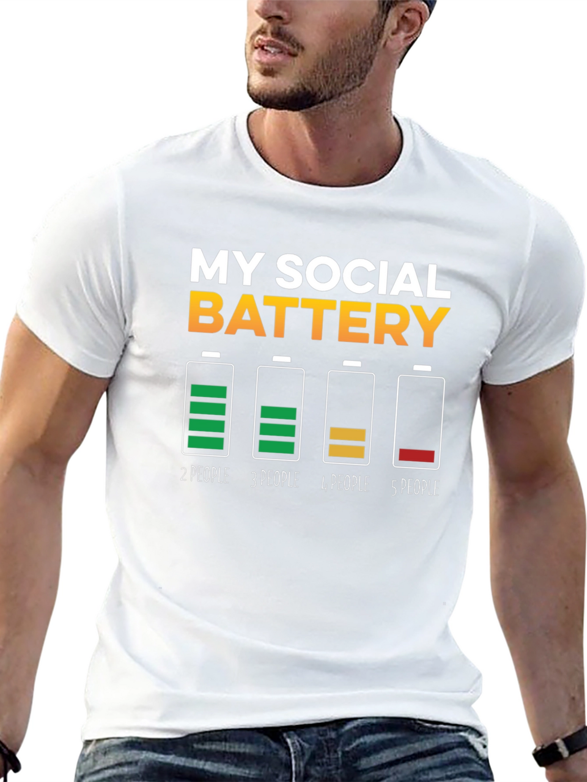 My Social Battery T-Shirt - Introvert Humor