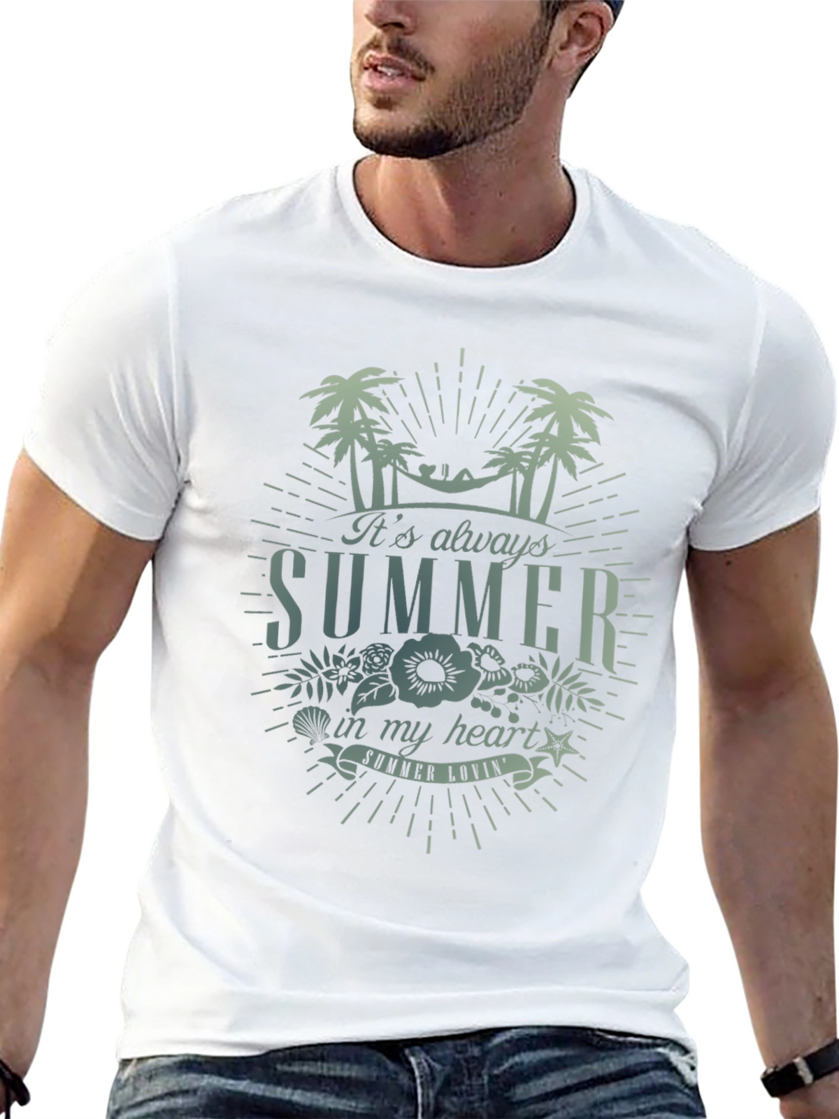 Summer Lovin Black T-Shirt