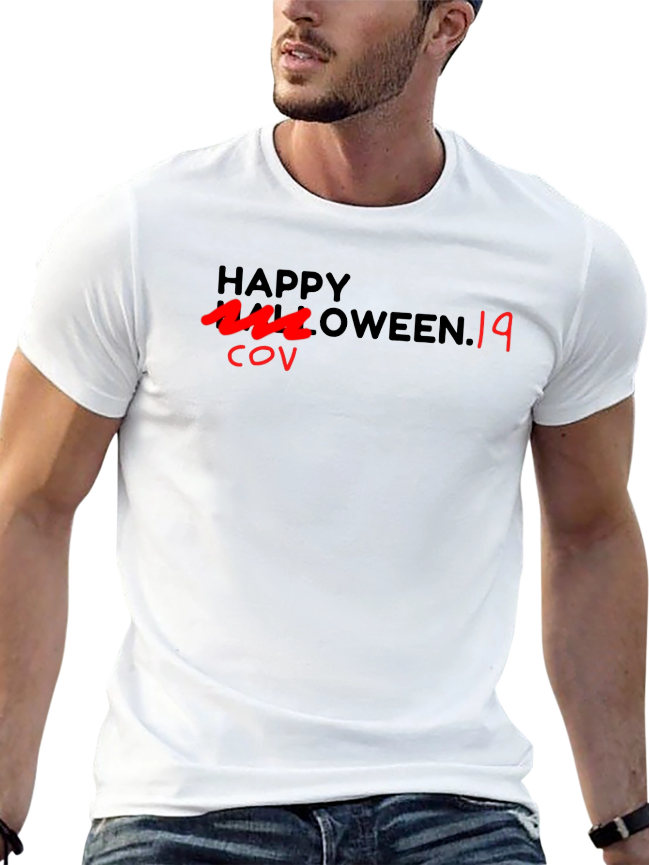 Happy Halloween Black T-Shirt