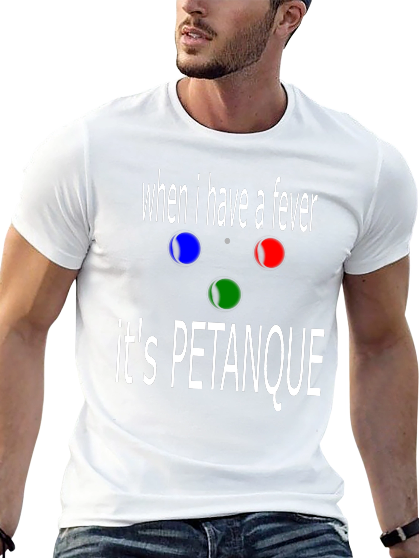 Petanque T-Shirt Fever Joke Tee