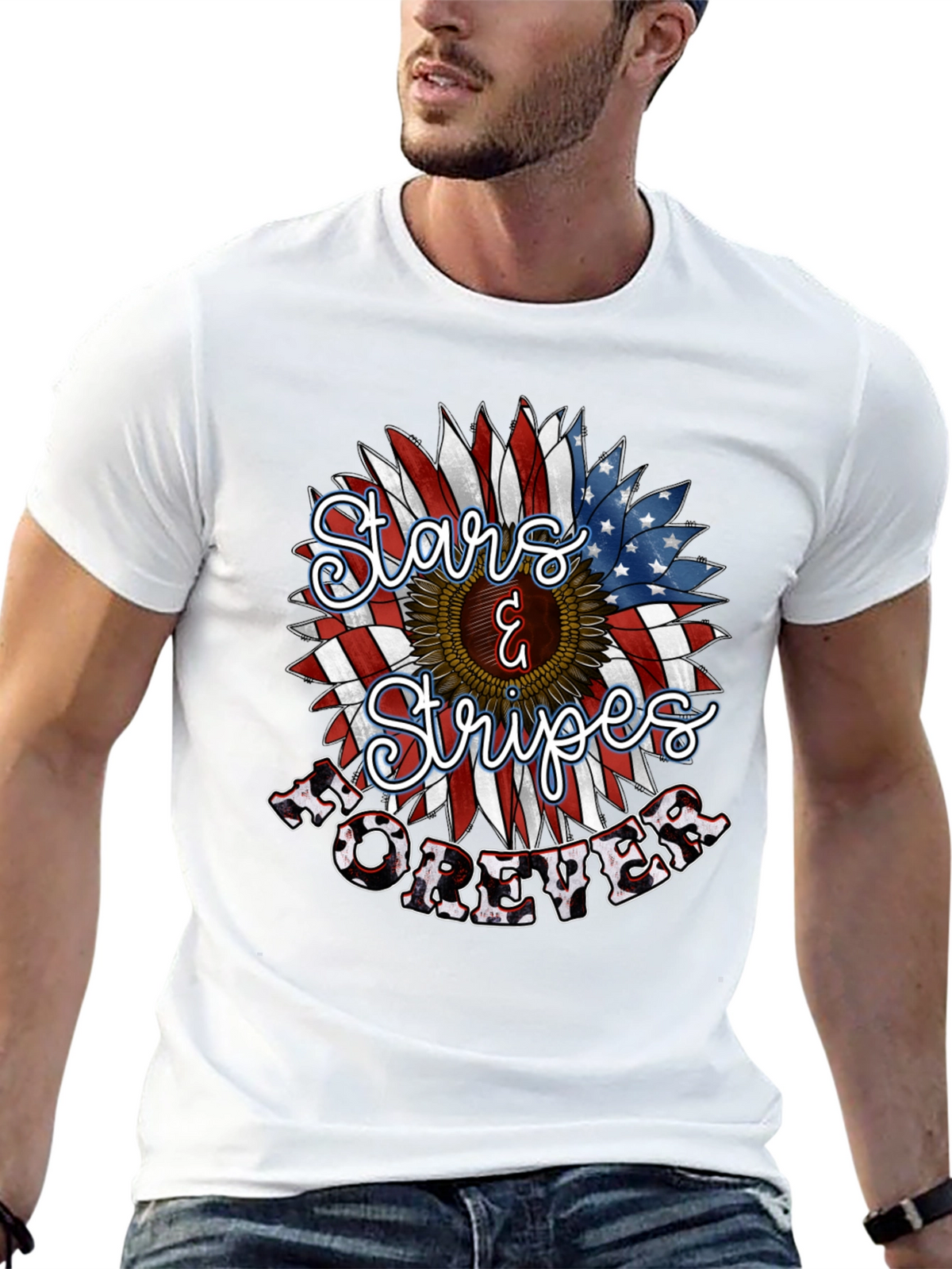 Stars & Stripes Forever Patriotic T-Shirt