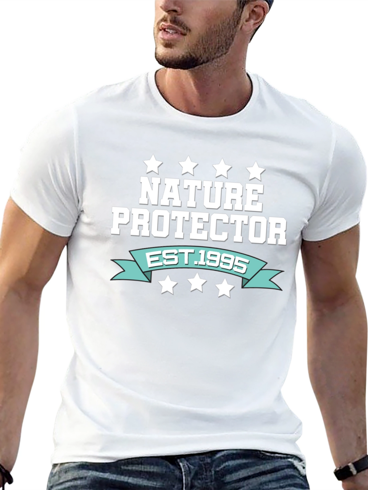 Nature Protector EST. 1995 Black T-Shirt