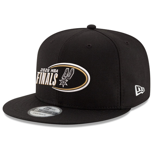 Men's San Antonio Spurs New Era Black 2026 NBA Finals 9FIFTY Snapback Hat