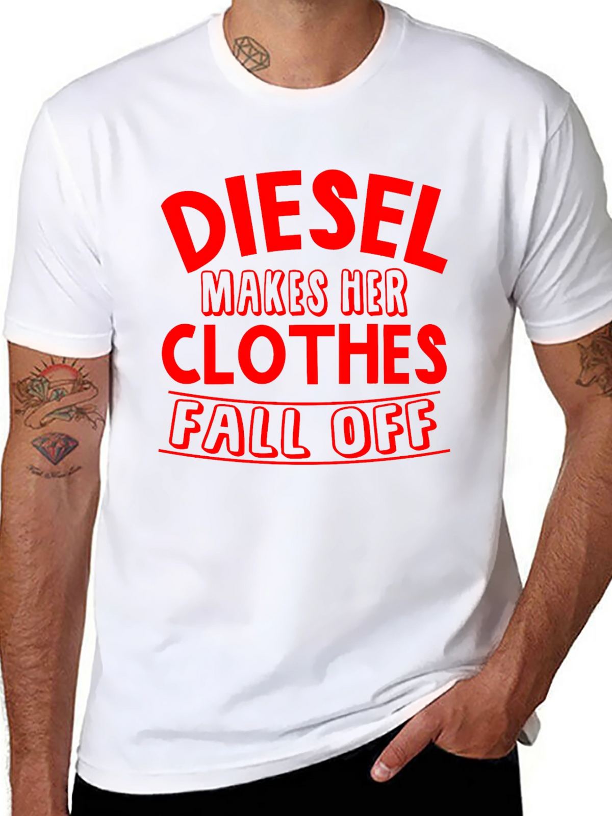 Diesel Makes Her Clothes Fall Off T-Shirt