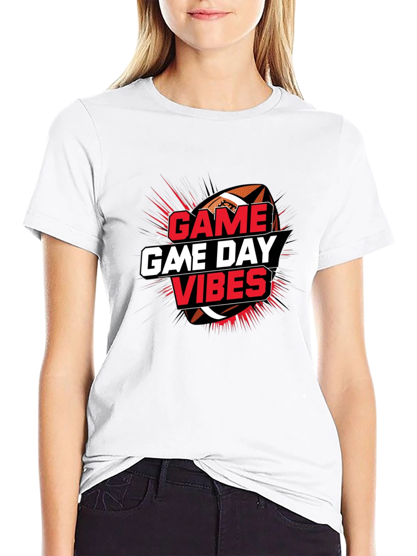 Game Day Vibes Football Graphic Tee