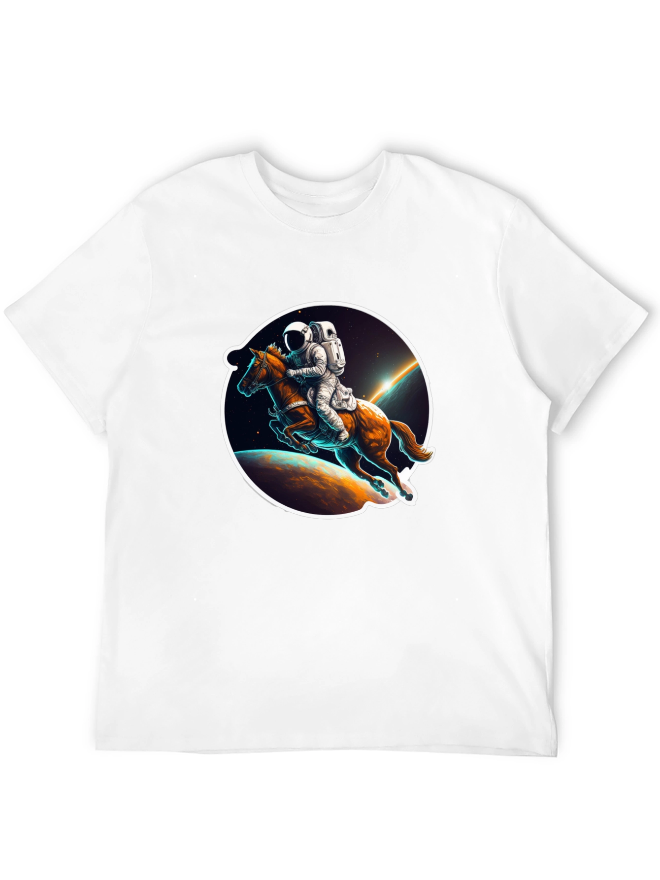Astronaut Horse Riding T-Shirt