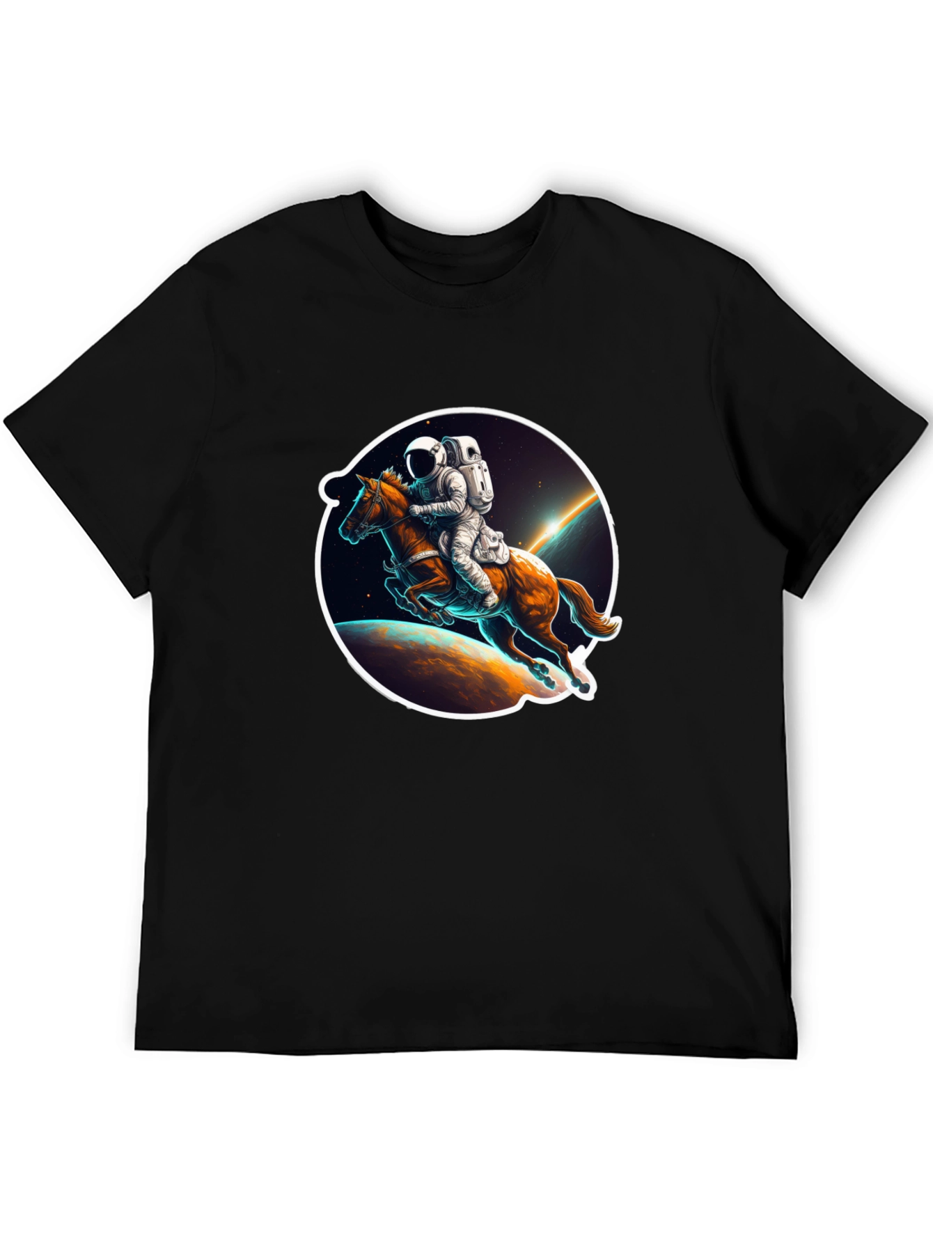 Astronaut Horse Riding T-Shirt