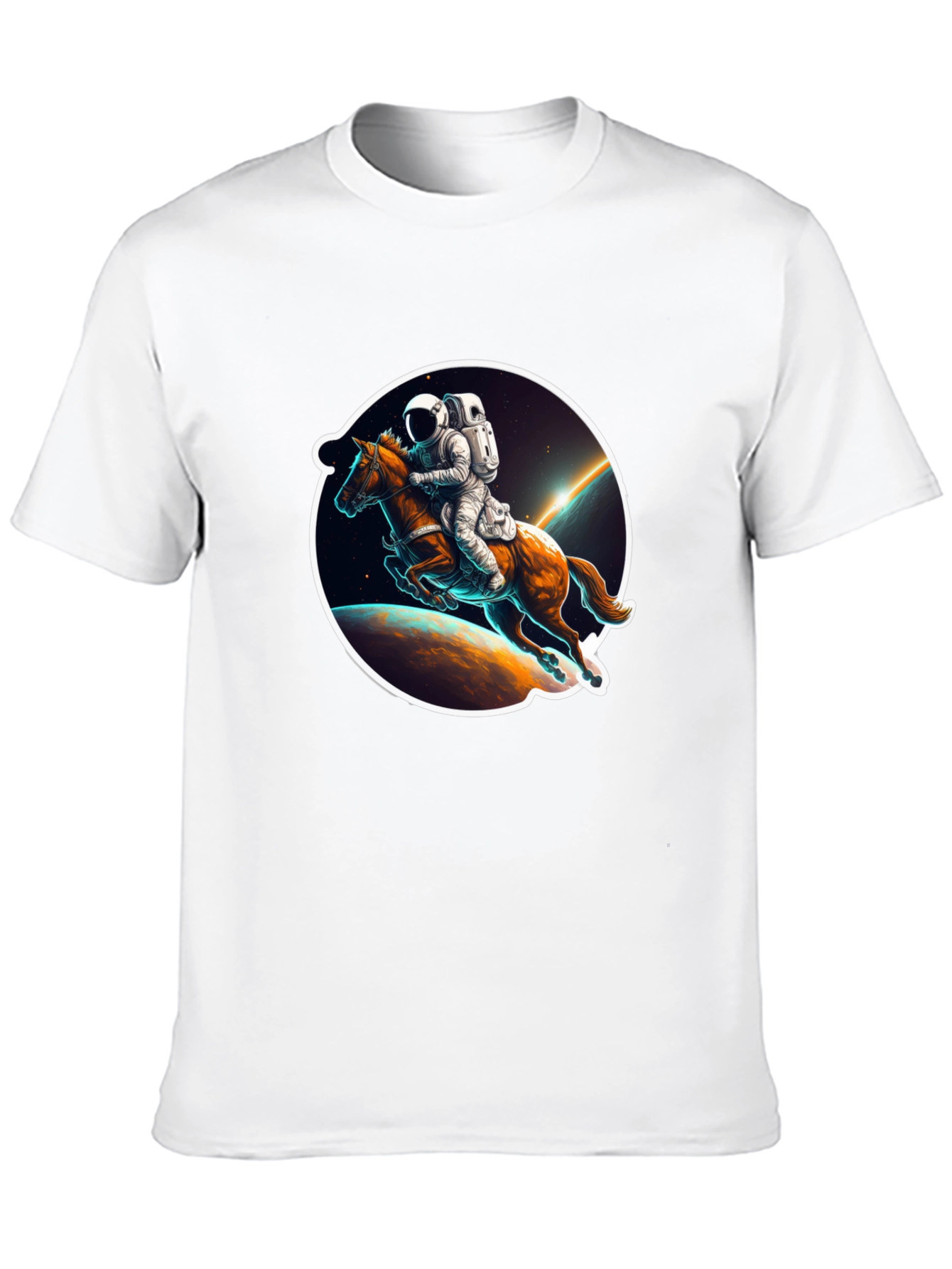 Astronaut Horse Riding T-Shirt