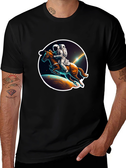 Astronaut Horse Riding T-Shirt