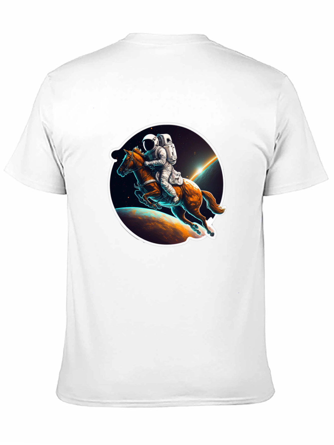 Astronaut Horse Riding T-Shirt