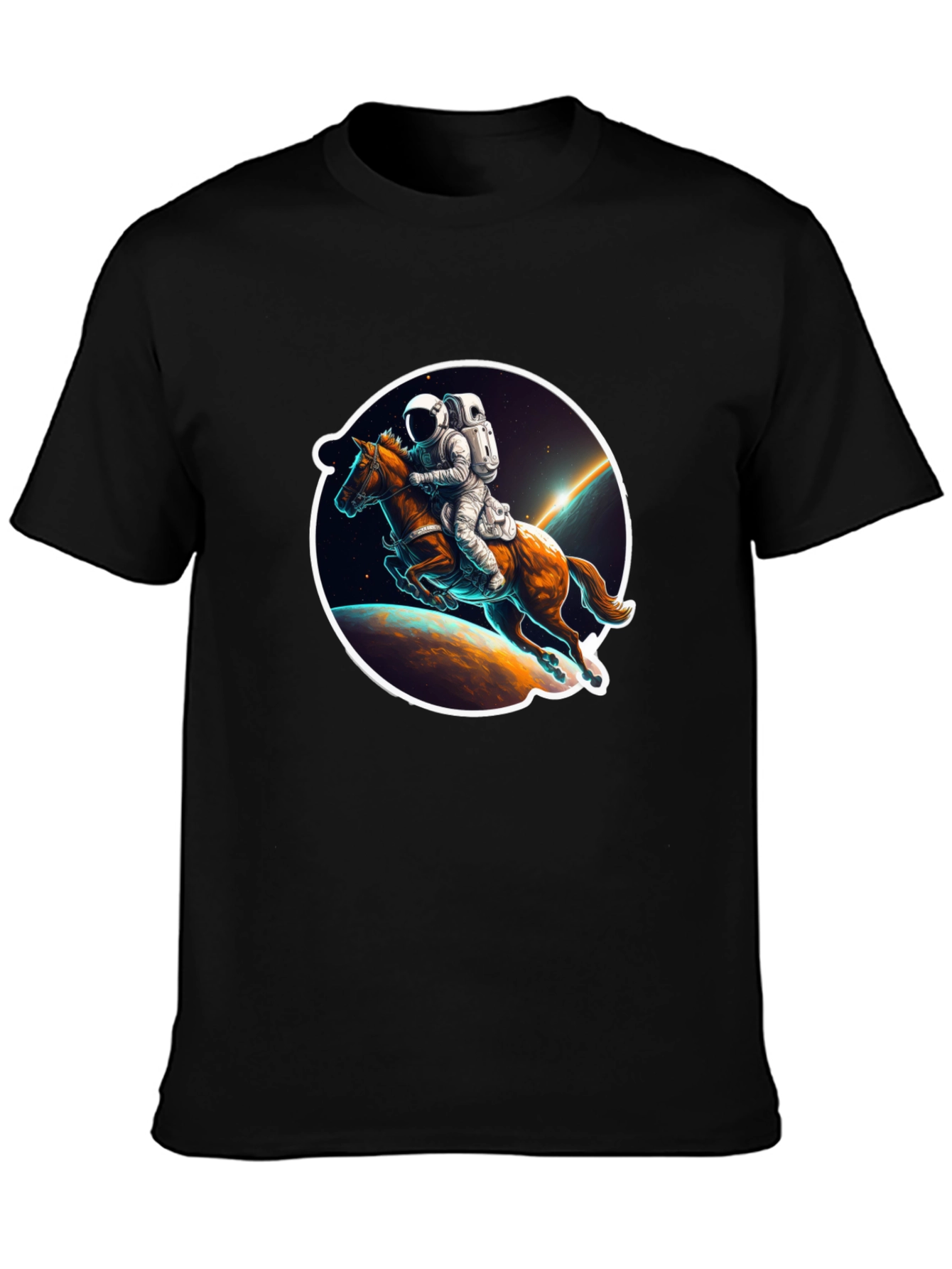 Astronaut Horse Riding T-Shirt