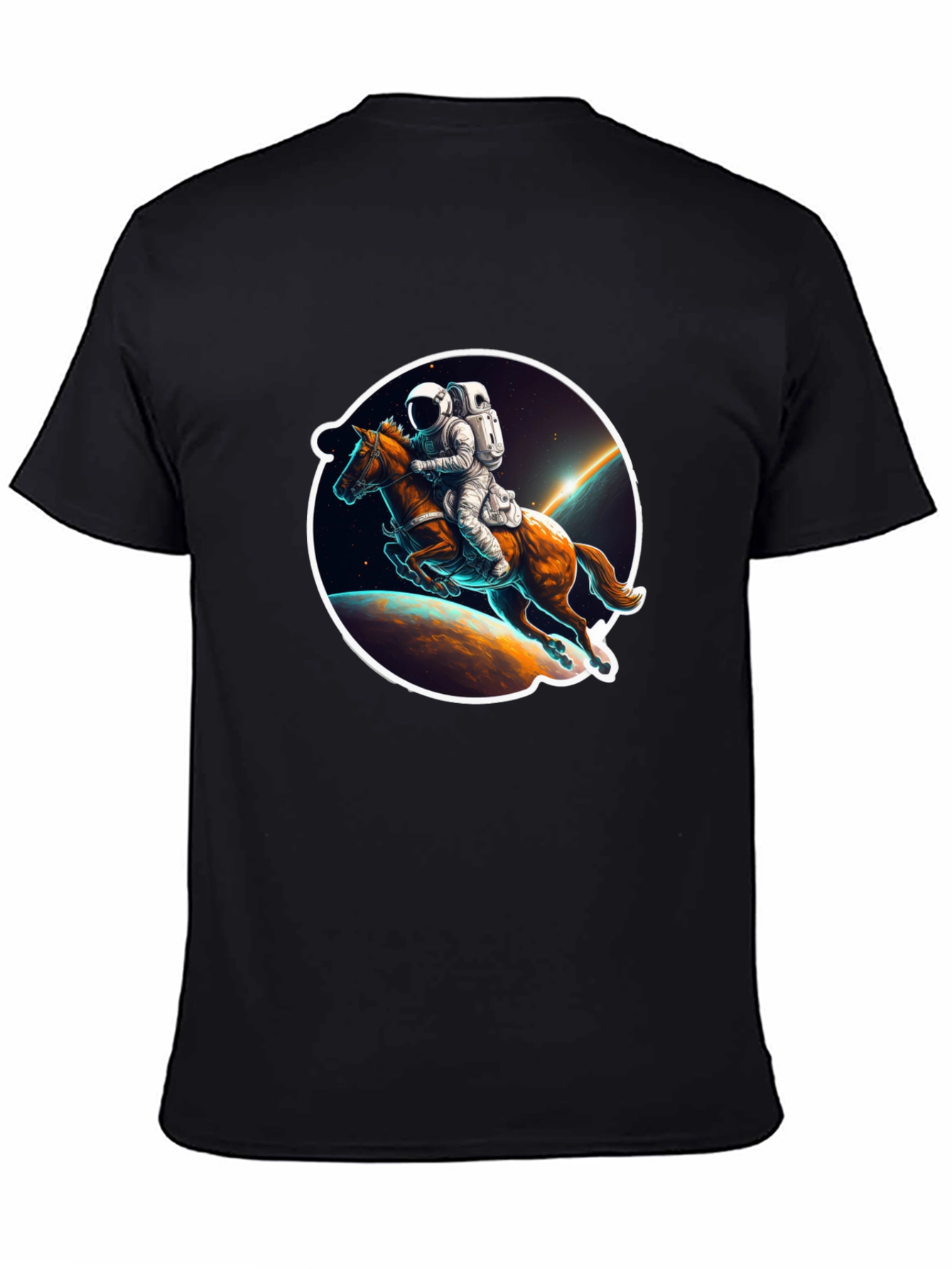 Astronaut Horse Riding T-Shirt