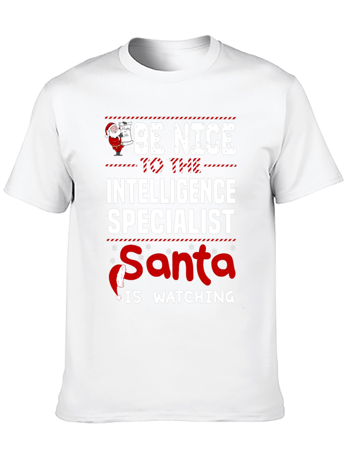 Intelligence Specialist Santa T-Shirt