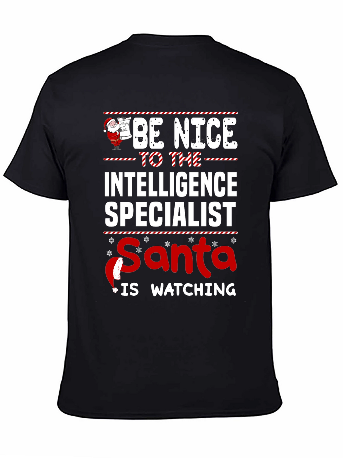 Intelligence Specialist Santa T-Shirt