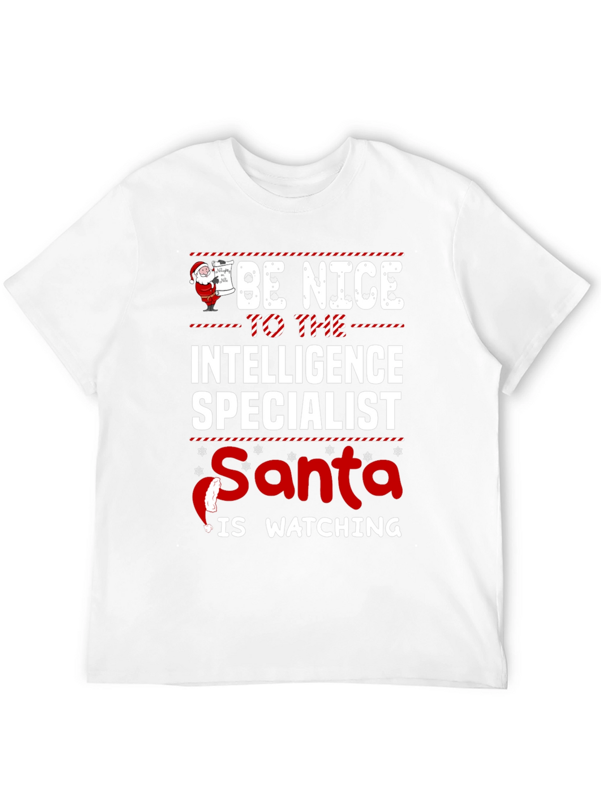 Intelligence Specialist Santa T-Shirt
