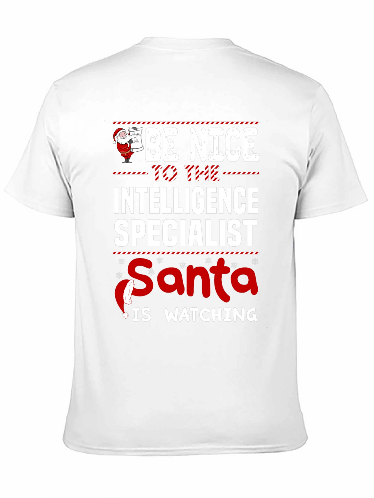 Intelligence Specialist Santa T-Shirt